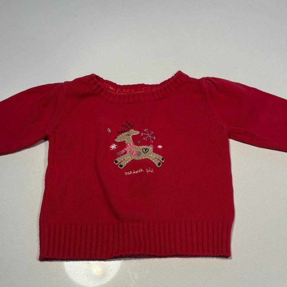 OshKosh B'gosh Festive Red Sweater